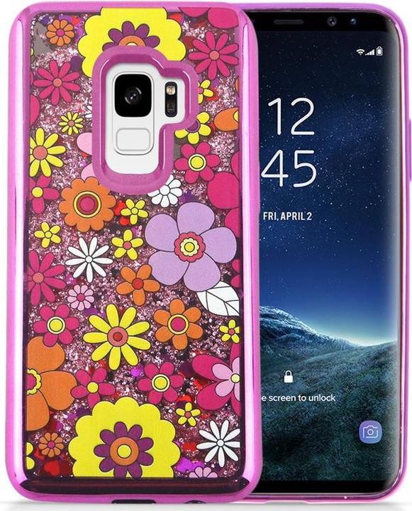 Actual product image Zizo Liquid Glitter Star case - Samsung Galaxy S9 case (Multiflows) (Samsung Galaxy S9)