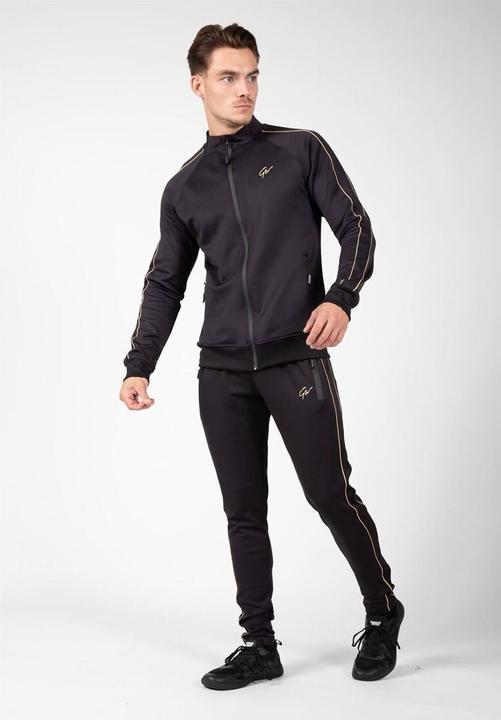 Produktbild Gorilla Wear Wenden Track Jacket Black/Gold (S)
