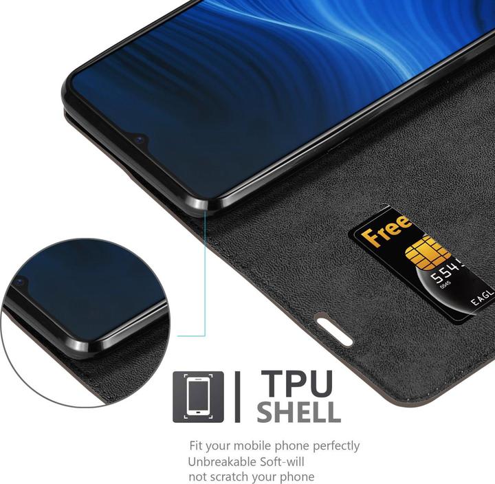 Image du produit Cadorabo Housse pour Realme X2 PRO / Oppo Reno Ace en Book Invis. Style magnétique (Oppo Reno Ace)