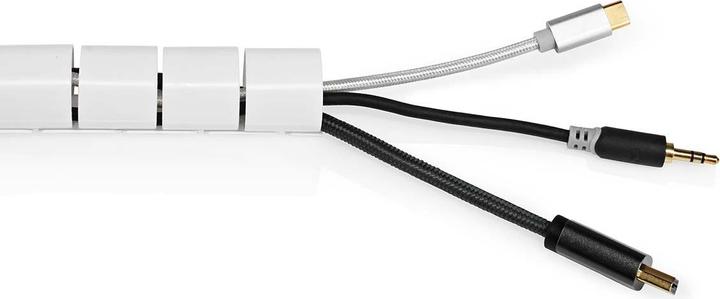 Produktbild Nedis Kabelmanagement Hülse 2.00 m 1 Stück max. Kabeldicke: 32 mm PE Weiss (Kabeldurchlass, 200 cm)