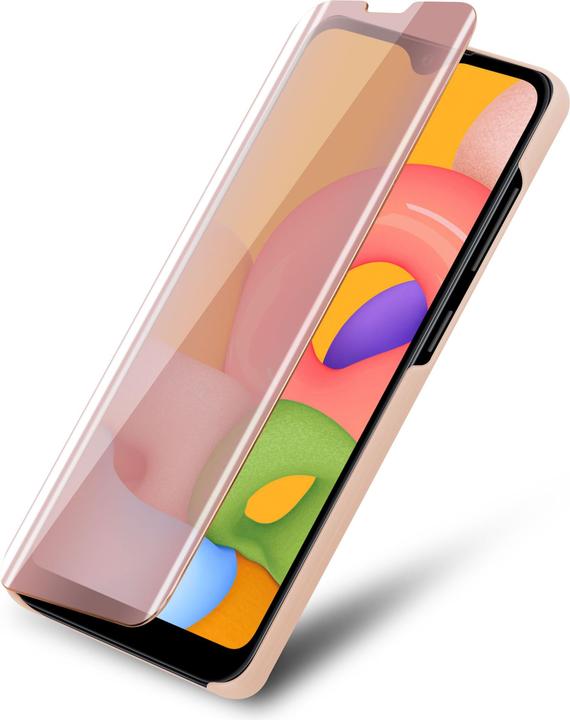 Actual product image Cadorabo Book Smart View Mirror Cover (Samsung Galaxy A01)