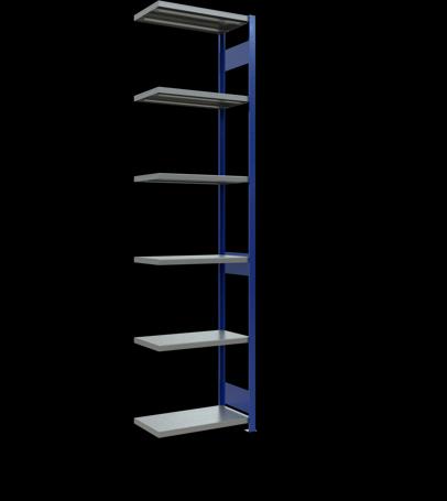 Actual product image Schulte Lagertechnik MULTIplus250 boltless add-on bay system with length bolts