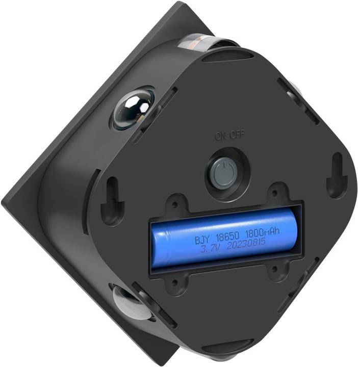 Actual product image Goobay Rhombus LED solar wall light, black (30 lm, IP44)