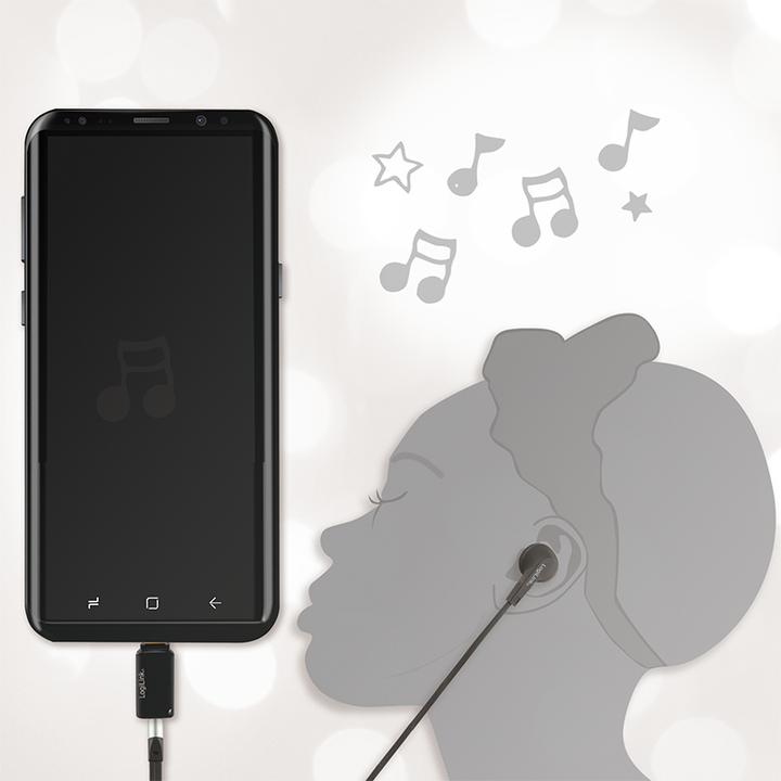 Produktbild LogiLink USB-C zu 3.5 mm (Digital -> Analog)