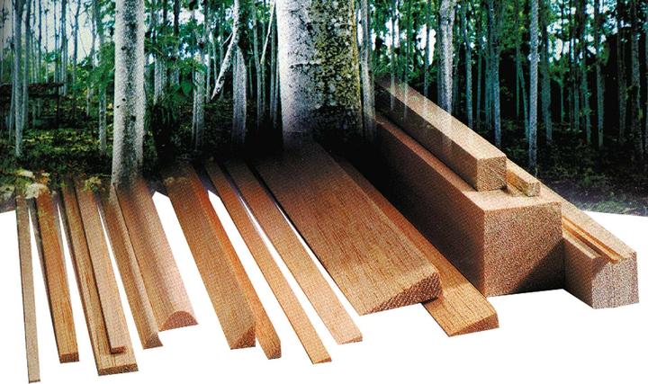 Produktbild Modellbau Lindinger Kiefer-Vierkantleiste 3x12x1000mm