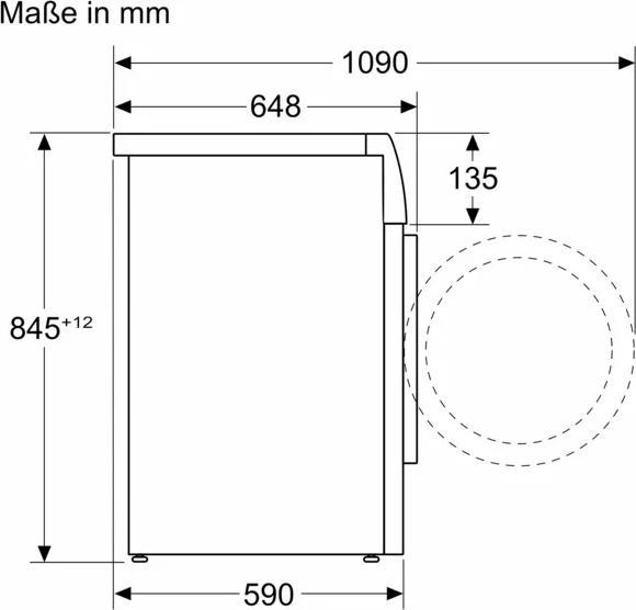 Produktbild Bosch Hausgeräte Bosch Waschmaschine WGB244A90 (9 kg, Links)
