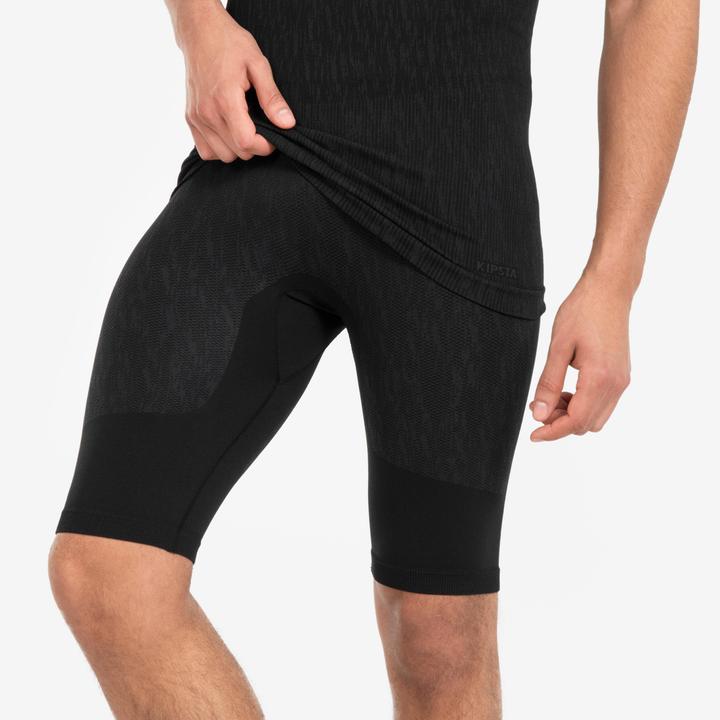 Produktbild Kipsta Damen/Herren Fussball Funktionsshorts - Keepdry schwarz (XXL)
