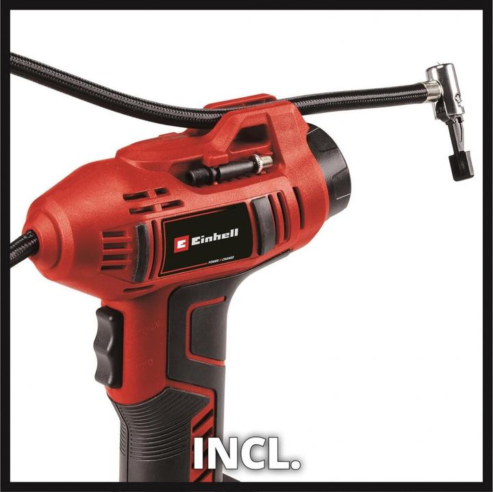 Produktbild Einhell Cecc 18 Lisolo Power Xchange AutoLuftkompressor 18v Bare Unit (11 Bar)