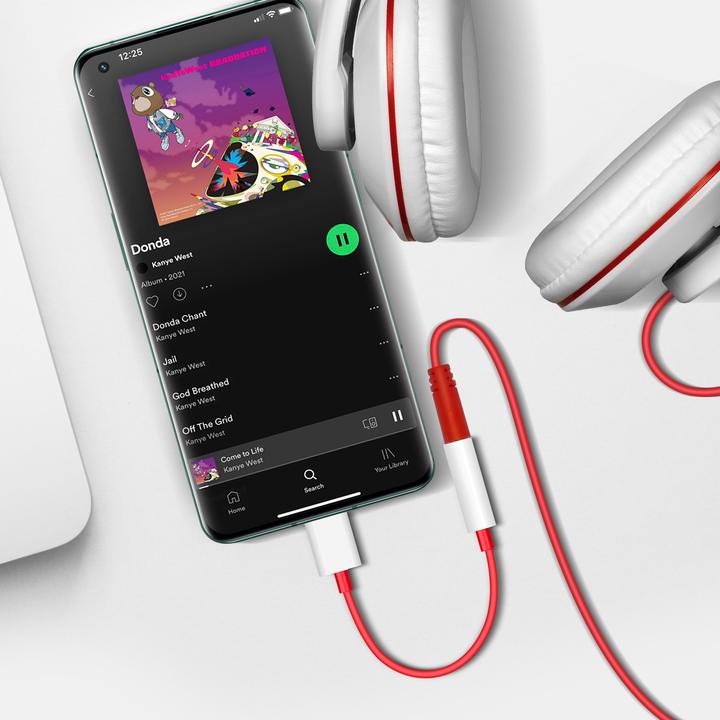 Produktbild OnePlus USB-C zu 3.5mm Adapter (USB Typ C, 3.5mm Klinke)
