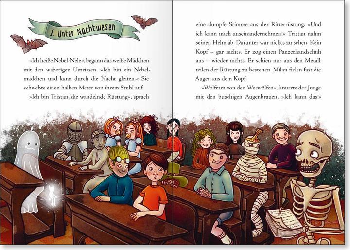 Produktbild Die Mitternachtsschule - Erste Stunde Geisterkunde (Deutsch, Alexandra Helm, Hendrik Lambertus, 2019)