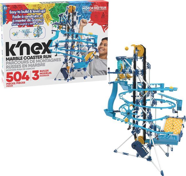 Productafbeelding K'Nex Knikkerbaan met motor, 504 stuks.