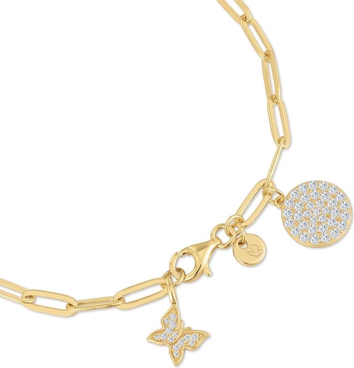 Glanzstücke München Damen Armband - 36506 (19 cm, Sterling Silber)