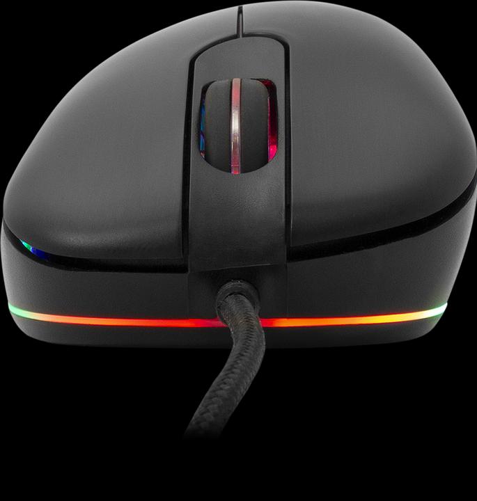 Image du produit White Shark Souris de jeu eShark avec bouton d'attaque séparé, capteur Pixart 3330, avec éclairage RGB (Filaire)