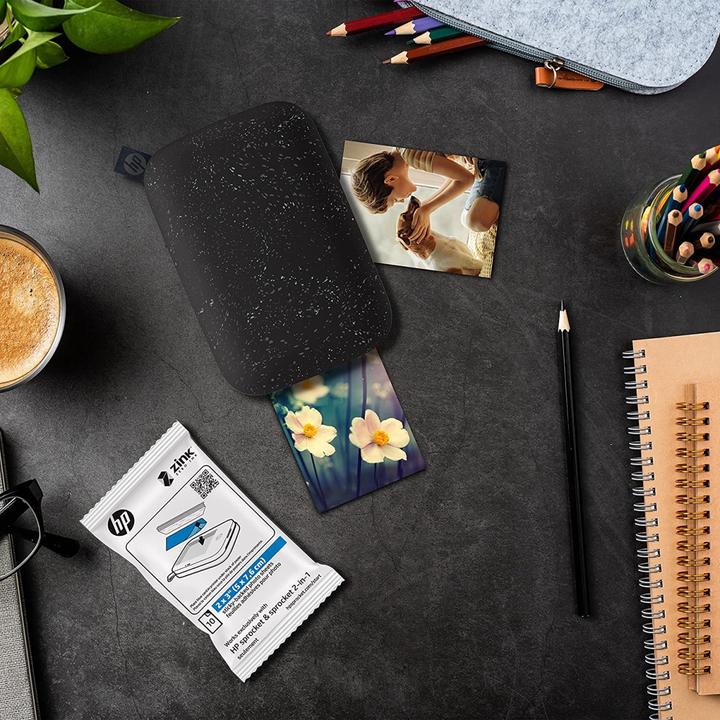 Actual product image HP Sprocket Fotopapier Zink (290 g/m², Photo (5x7.6cm), 20 x)