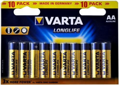 Varta Longlife (10 pz., AA, 2800 mAh)