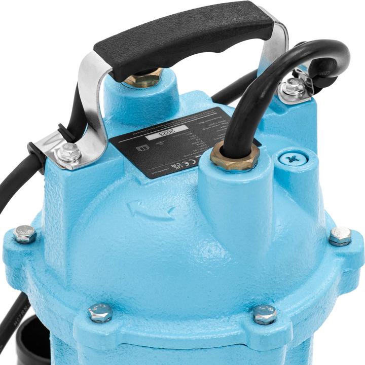 Produktbild Hillvert Tauchpumpe 500 l/min 2100 W Schwimmerschalter Schneidwerk Schmutzwasser Pumpe (Schmutzwasserpumpe)