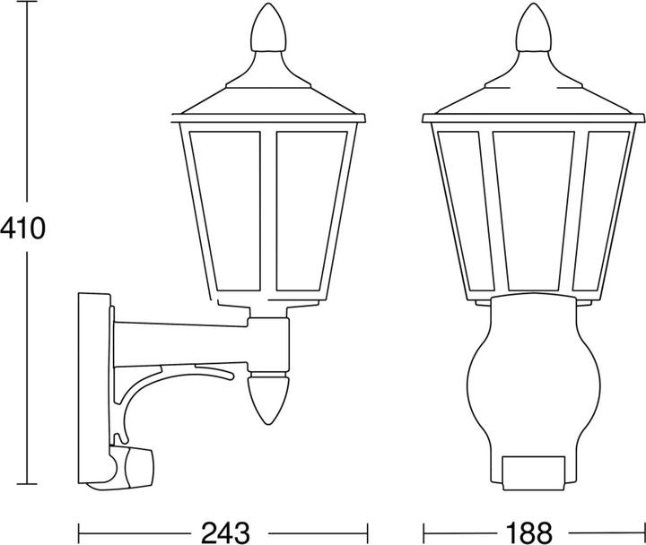 Actual product image Steinel L 15 (60 lm, E27, IP44)