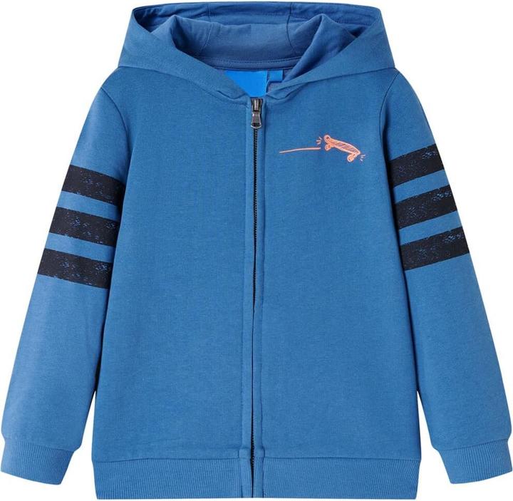 Immagine prodotto VidaXL Maglia con cappuccio per bambini blu 104,Materiale: 80 % cotone. 20 (104)