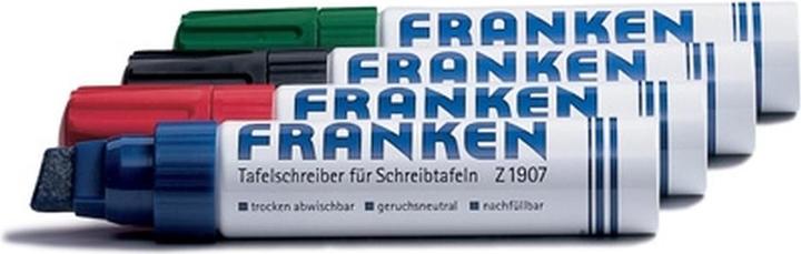 Produktbild Franken Jumbo-Marker nachfüllbar (Blau, 12 mm, 4 x)