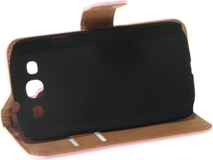 Actual product image OEM Slim Leather Book Case for Galaxy S3 - pink (Samsung Galaxy S III I9300)