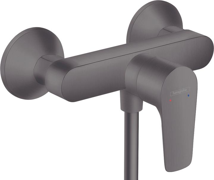 hansgrohe HG Einhebel-Brausemischer TALIS E Aufputz brushed black chrome