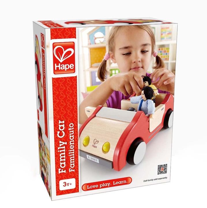 Actual product image Hape family car