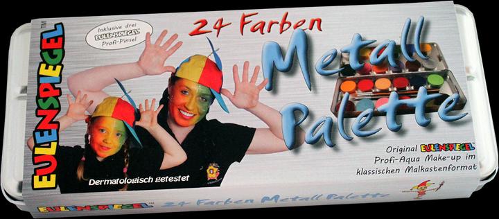 Eulenspiegel Palette métallique 24 couleurs