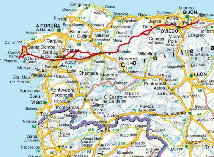 Produktbild Jakobsweg – Camino Primitivo (Deutsch, Cordula Rabe, 2024)