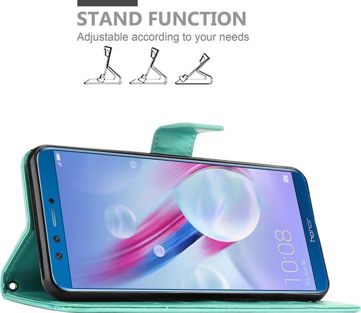 Image du produit Cadorabo Couverture du livre de fleurs (Honor 9 Lite)