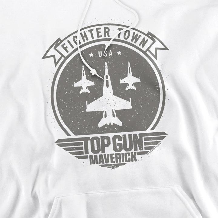 Immagine prodotto Top Gun: Maverick Fighter Town Felpa con Cappuccio Uomo (M)