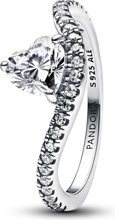 Pandora Welliger Pavé Herz Ring