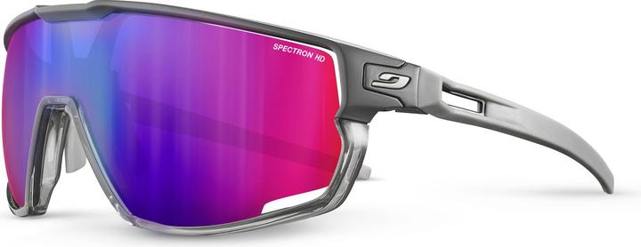Actual product image Julbo Rush Grau Matt Grau Durchscheinend Glänzend Spectron HD 3 (Grey Matt Grey Translucent Glossy, Spectron HD 3 Polarised)