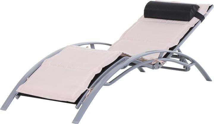 Immagine prodotto Outsunny Sedia a sdraio in alluminio (170 cm)