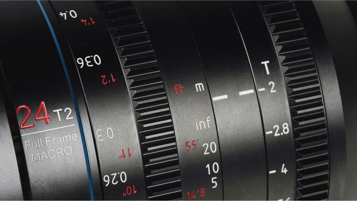 Immagine prodotto Sirui Obiettivo Jupiter 24 mm T2 Full-frame Marco Cine (innesto EF) (Canon EF, Full-frame)