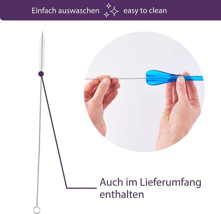 Produktbild Mastrad Trinkhalm-Löffel 6er-Set (6 x)