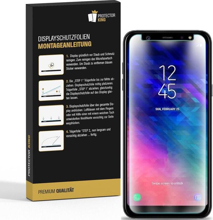 Produktbild Protectorking 6x Premium Displayschutzfolie Matt Entspiegelt (6 Stück, Samsung Galaxy A6)