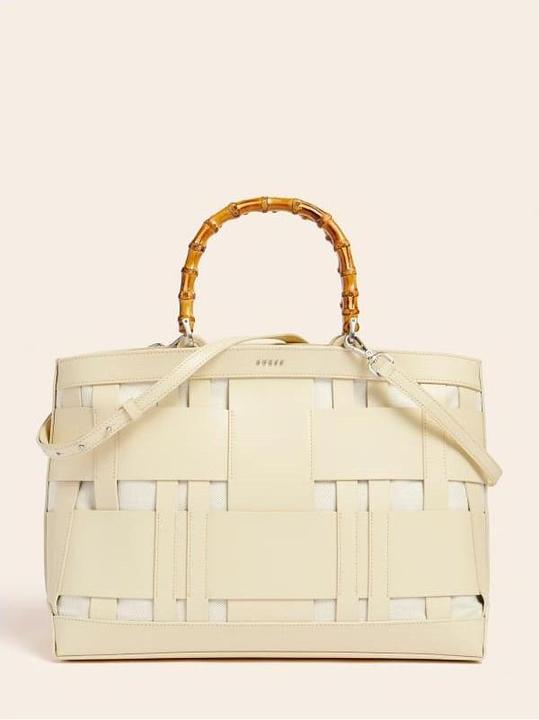 Immagine prodotto Guess Aida, Leather Handbag, White, HWAIDWL2376, 50 x 35 x 19 cm