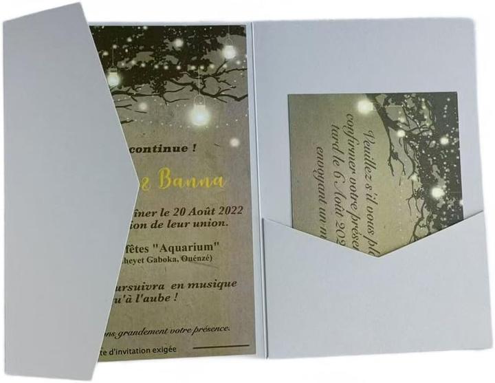Produktbild MillaSaw Hochzeitseinladungen (25 Stück) (13 x 18 cm, 25 x)