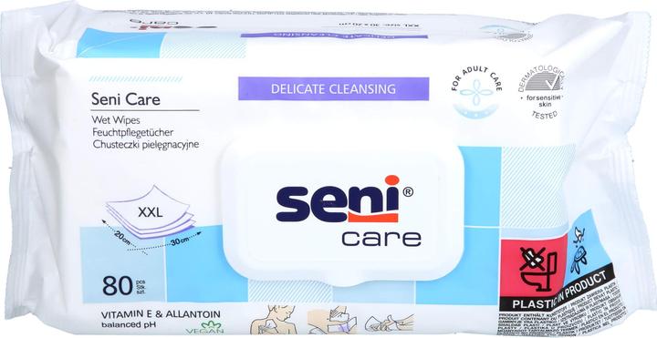Produktbild Seni Care Feuchtpflegetücher mit Klickverschluss (80 Stück)
