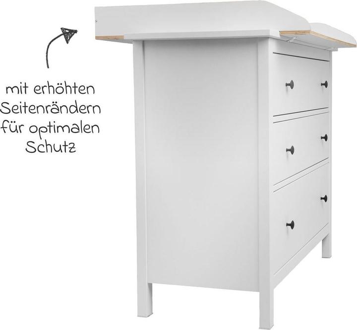 Produktbild jonka Wickelkommoden Wickelaufsatz für IKEA Hemnes Kommoden -