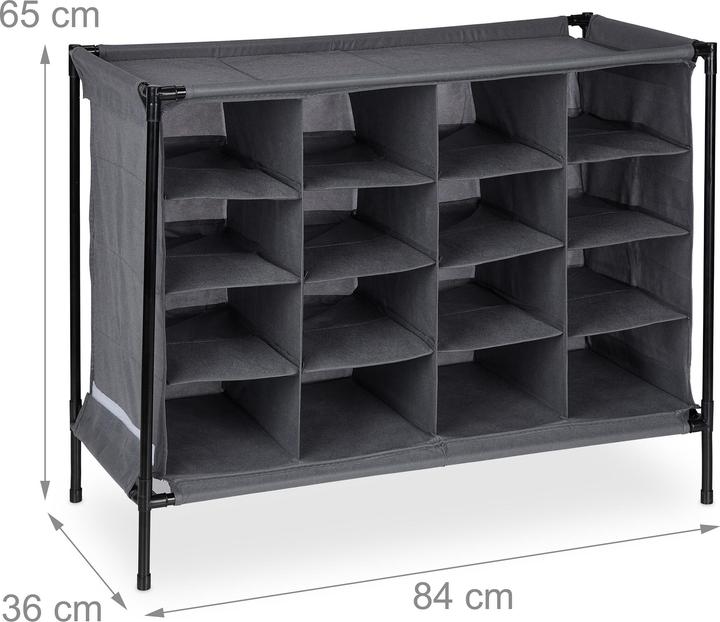 Image du produit Relaxdays Étagère à chaussures de camping
