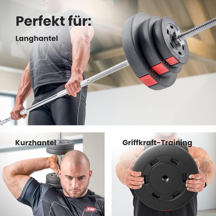 Produktbild Hs Hop-Sport Hantelscheiben-Set (4 x 5 kg) (4 x 5 kg)