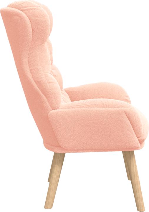 Produktbild VidaXL Relaxsessel Rosa Wollähnlicher Stoff