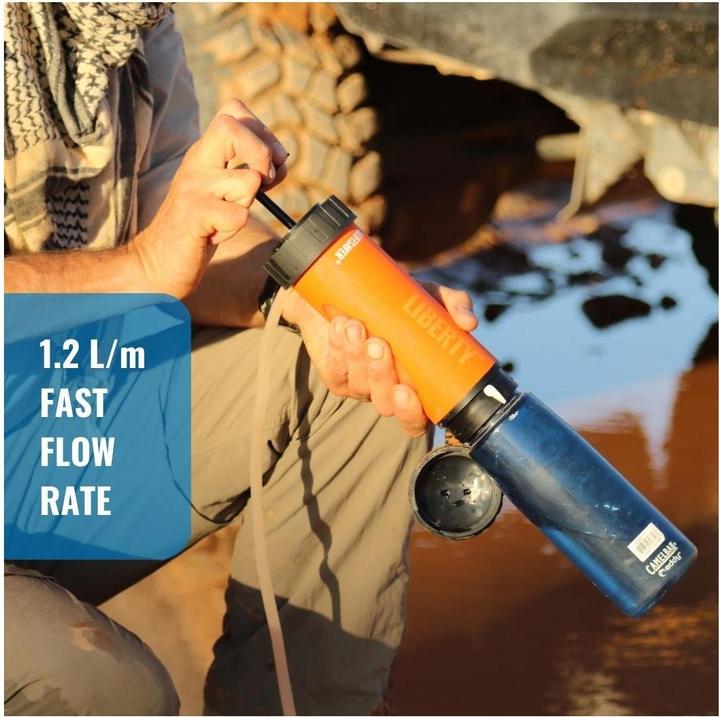 Actual product image LifeSaver Liberty water filter, orange (0.40 l)