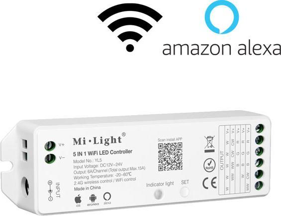 Actual product image Milight 5-in-1 Alexa WiFi iBox Controller
