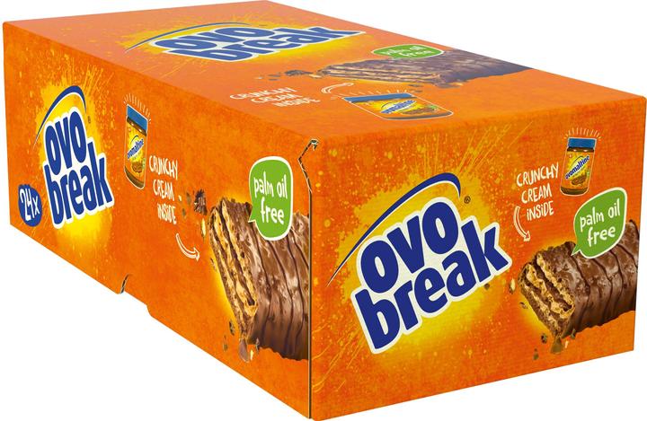 Actual product image Ovomaltine Chocolate bar Ovo Break wafer bar 24 x 39 g (1140 g)