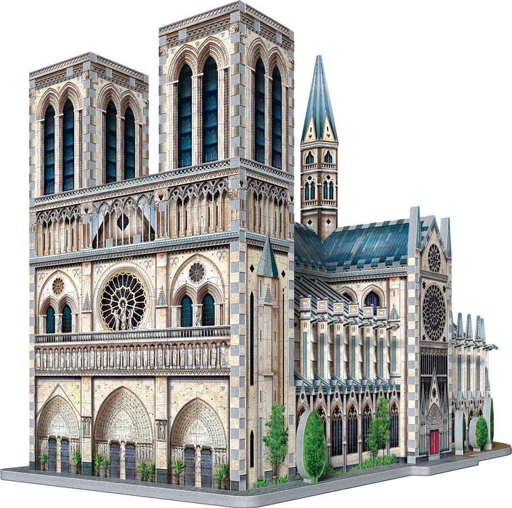 Actual product image Wrebbit 3D Castles & Cathedrals: Notre-Dame de Paris (830 pieces) (830 pieces)