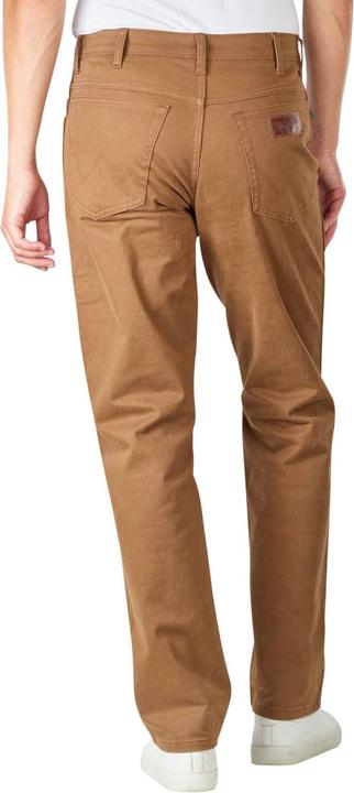 Actual product image Wrangler Texas Slim Pant Straight Fit Saddle Brown (W32/L30)