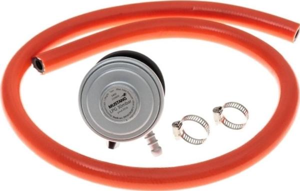 Produktbild Mustang Grill Niederdruckregler und Schlauch