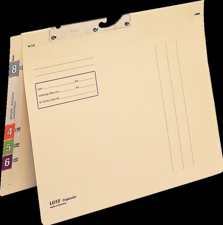 Produktbild Leitz Pendelhefter Orgacolor, A4, Amtsheftung, chamois (A4, 50 x)